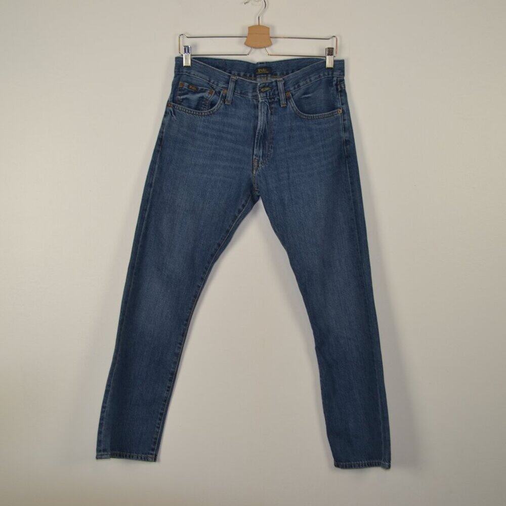 Polo Ralph Lauren Men's 30 (31) The Varick Slim Straight Denim Jeans